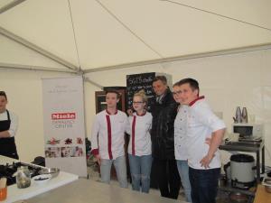 Z dijaki Srednje gostinke in turistične šole Radovljica